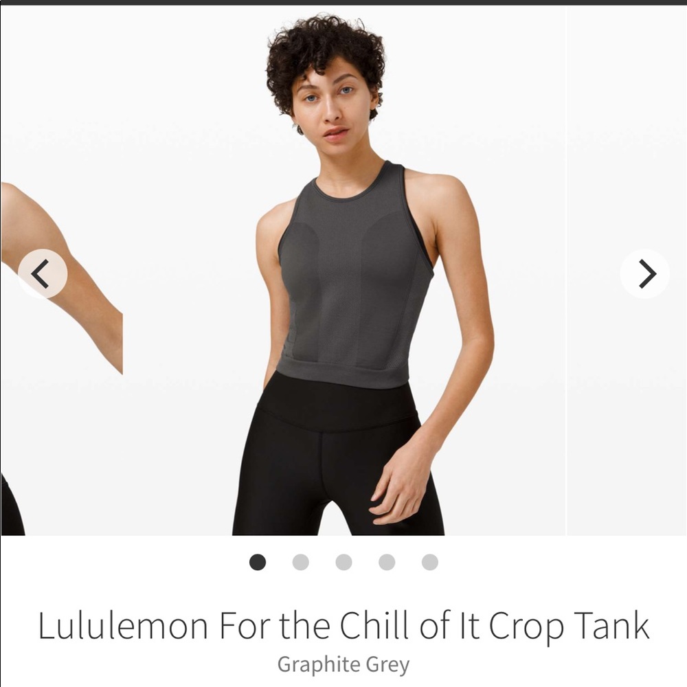 Lululemon for the chill of it crop tank